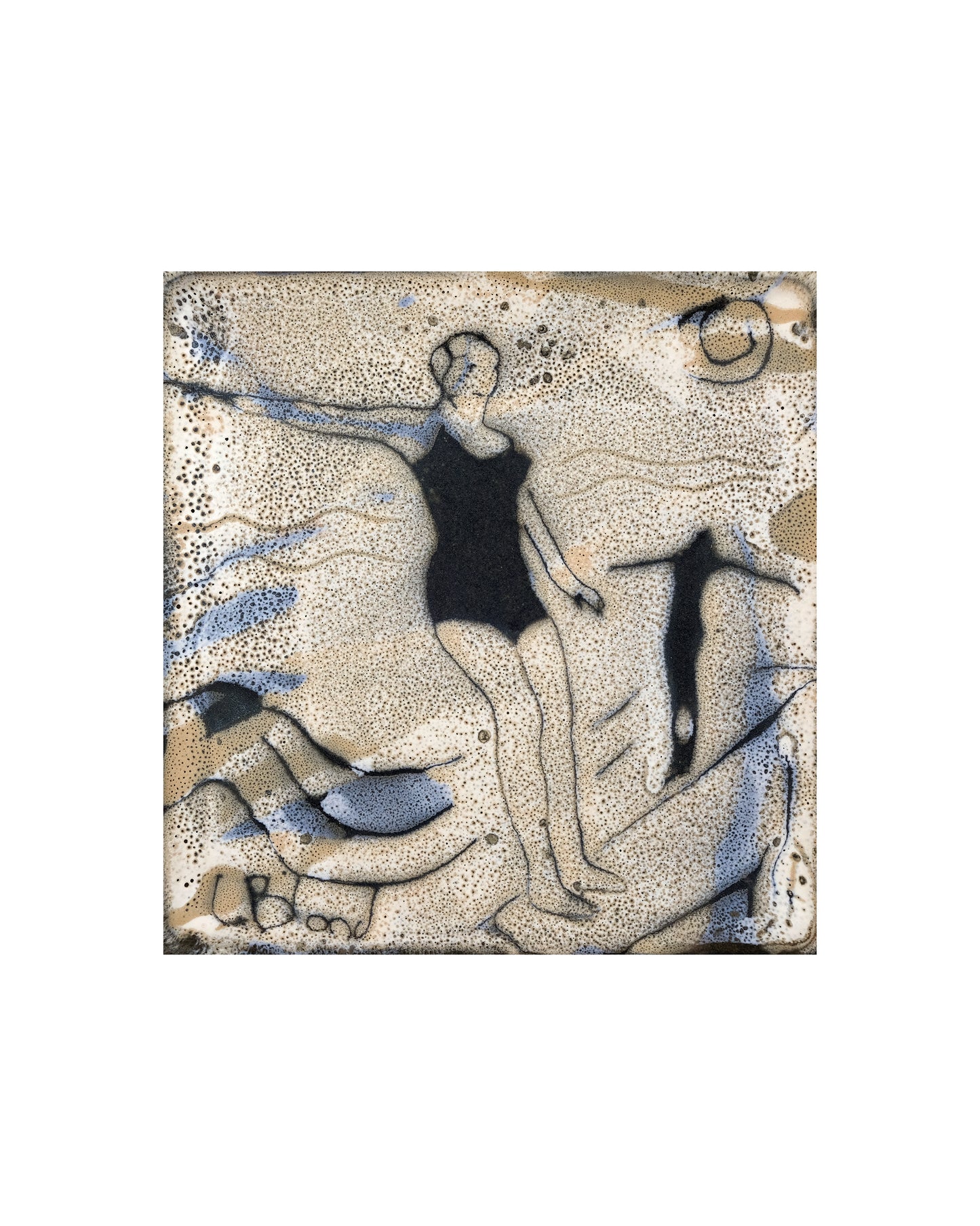 La baigneuse et la mer